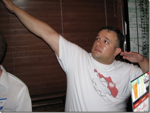 Will Strohl Modeling his ODUG Shirt
