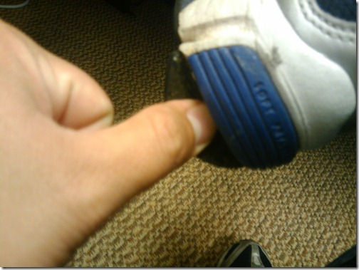 Soleless Nike Cross Trainers