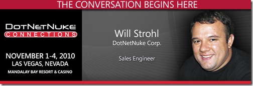 DotNetNuke Connections 2010: Will Strohl