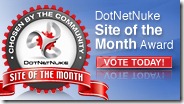 DotNetNuke Site of the Month Contest