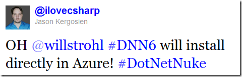 DotNetNuke 6 Twitter Buzz