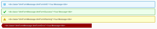 User Messages in DotNetNuke 6.0
