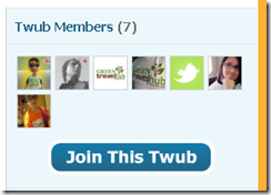 Twubs: Members and Join