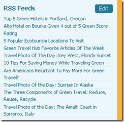 Twubs: RSS Section