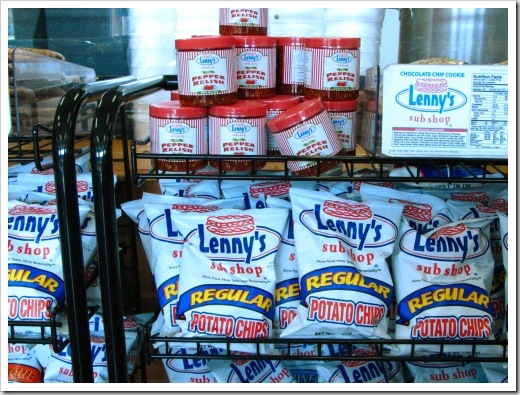 Lenny's Sub Shop: Branded Pepper Relish, Cookies, and Chips