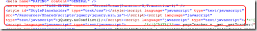 jQuery in Rendered DNN HTML Source