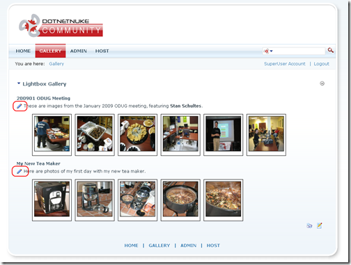 WillStrohl.LightboxGallery Module : Edit Albums