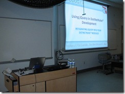 My Presentation Area and Screen