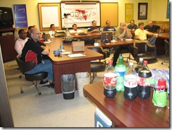 The ODUG members listening intently to our speaker, Henry Lee