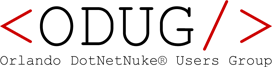 Orlando DotNetNuke Users Group
