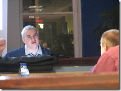 Joe Brinkman speaking during his presentation at the ODUG