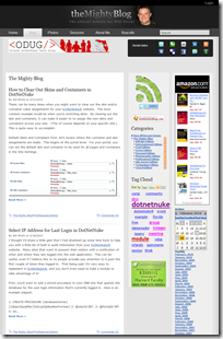 WillStrohl.com Blog Page Screen Shot