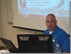 Jim Begley presenting DotNetNuke 101