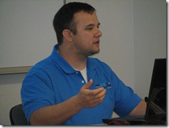 Me, presenting How to AJAX-ify Your DNN Modules