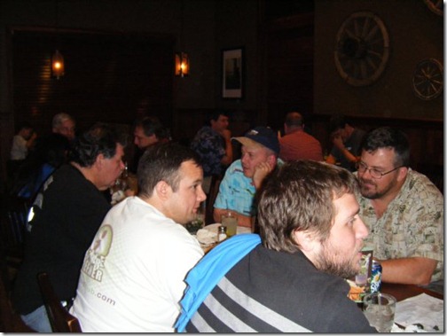 A view of some of the speakers at the speaker party