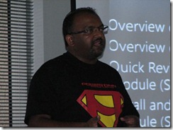 Nik Kalyani speaking at the ODUG/ONETUG Meeting