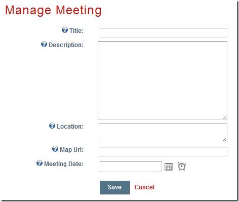 DNN User Group: Add Event