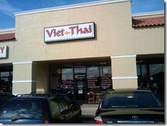 Viet Thai Cafe in south Orlando, Florida