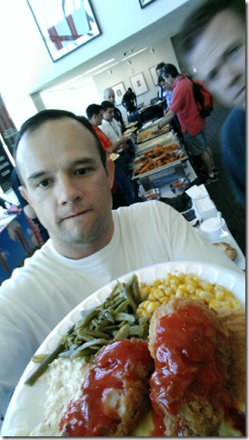 Lunch at Southern Fried DNN 2013 (with Chris Hammond photo bombing)