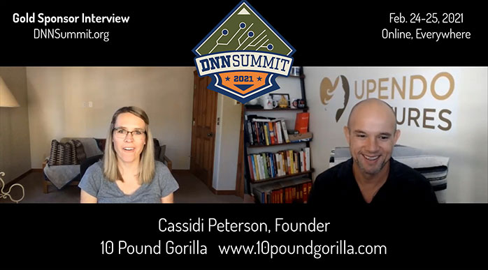 DNN Summit 2021 Gold Sponsor: 10 Pound Gorilla