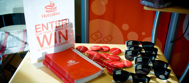 Hotcakes Commerce Swag at DNNCon 2014