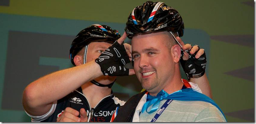 Clint Patterson receiving his DotNetNuke SUPER Fan awards