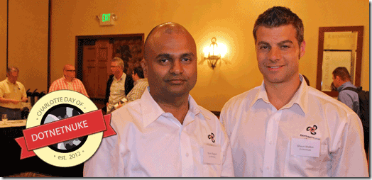 Navin Nagiah and Shaun Walker