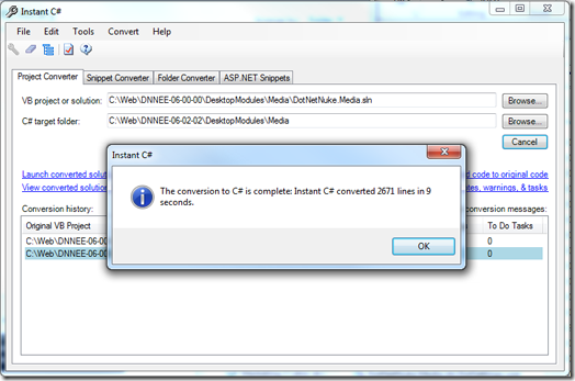 Media Module C# Conversion