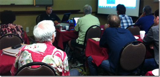 Will Strohl presenting at FLA.Net West Palm Beach User Group