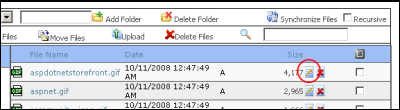 File Manager - File Attributes