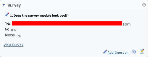 Survey Module - Altered Template