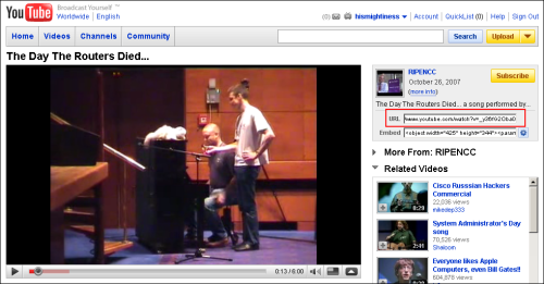 YouTube Website Screen Shot