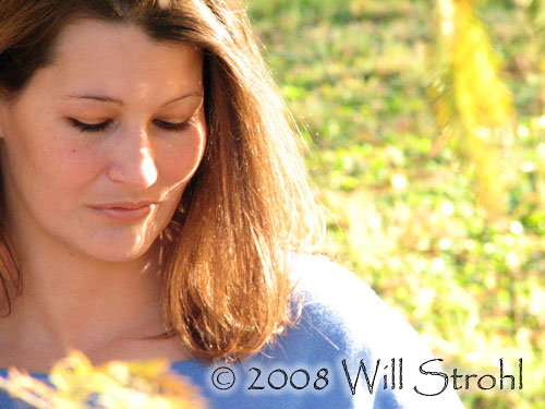 Kim Enjoying the Sun Light